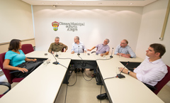1 reunião, Eleição e posse do Vice-Presidente da Comissão de Constituição e Justiça Ramiro Rosário. Presidente: Idenir Cecchim