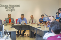 Reunião de Comissão - CEDECONDH - sobre a retomada da Área Indígena Xokleng e Kaigangs, no Morro Santana