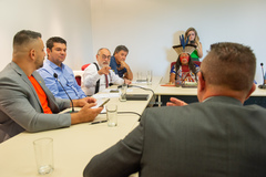 Reunião de Comissão - CEDECONDH - sobre a retomada da Área Indígena Xokleng e Kaigangs, no Morro Santana