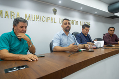 Alexandre Bobadra (PL) presidiu a reunião da CEDECONDH