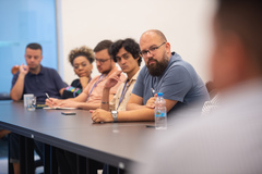 Reunião da Assessoria de Comunicação Social com os assessores de imprensa dos vereadores da casa.