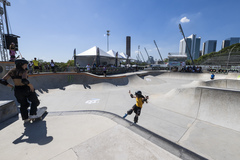 Porto Alegre sedia etapa do STU National - circuito brasileiro de skate – no complexo esportivo da Orla do Guaíba.