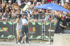 Porto Alegre sedia etapa do STU National - circuito brasileiro de skate – no complexo esportivo da Orla do Guaíba. Na foto, Sofia Godoy, campeã da etapa no skate park