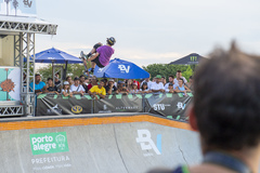 Porto Alegre sedia etapa do STU National - circuito brasileiro de skate – no complexo esportivo da Orla do Guaíba. Na foto, Kalani Konig, campeão da etapa no skate park