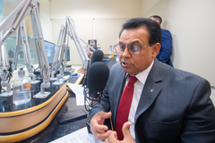 Vereador Alvoni Medina (REP), em entrevista à Rádio Câmara