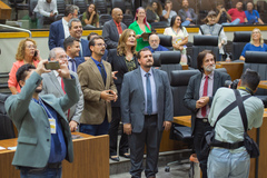Movimentação de plenário.