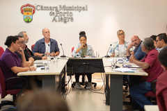 Reunião de Comissão - 7ª Reunião Ordinária da CUTHAB - Mudanças no Conselho Municipal de Transportes Urbanos (COMTU) a partir do PLCE nº 020/22 (criação do COMMU). Vereadora Karen Santos, presidente da CUTHAB.