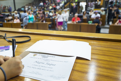 Entrega do prêmio Mulher Cidadã, homenageando o Dia Internacional da Mulher