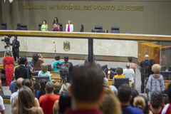 Entrega do prêmio Mulher Cidadã, homenageando o Dia Internacional da Mulher