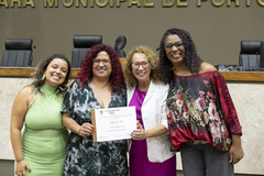 Sessão Solene para entrega do prêmio Mulher Cidadã, proposta pela Bandaca do PC do B, homenageando o Dia Internacional da Mulher