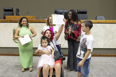 Sessão Solene para entrega do prêmio Mulher Cidadã, proposta pela Bandaca do PC do B, homenageando o Dia Internacional da Mulher