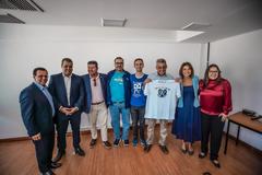 Ato de sanção da lei que aprova laudo indeterminado para atestar autismo e Síndrome de Down. Foto: Mateus Raugust/PMPA