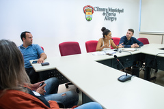 Reunião de Comissão - 8ª Reunião Ordinária da CUTHAB - Retorno sobre as demandas de moradores do Acesso 1 da Estrada Barro Vermelho, no Bairro Restinga (esgoto, drenagem e regularização fundiária).