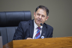 Presidente do Legislativo, vereador Hamilton Sossmeier
