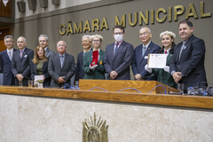 Representantes do movimento participaram da sessão de hoje da Câmara