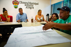 Reunião de Comissão - 9ª Reunião Ordinária da CUTHAB - COOTRAPOA (Cooperativa Habitacional) - Instalação de rede de água e infraestrutura. CONVIDADOS: DMAE; Secretaria Municipal de Meio Ambiente, Urbanismo e Sustentabilidade (SMAMUS); Secretaria Municipal de Serviços Urbanos (SMSurb); COOTRAPOA (Cooperativa Habitacional).
Proponente  Ver. Pablo Melo
Coordenador:Verª Karen Santos - Presidente da CUTHAB