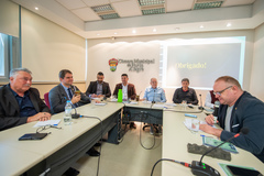 Reunião de Comissão - Conjunta CCJ e Cedecondh - Pauta: Sabatina do candidato à recondução ao cargo de Corregedor-Geral da Guarda Municipal.Sabatina do candidato à recondução ao cargo de Corregedor-Geral da Guarda Municipal.
Convidados:
Guarda Municipal
Sr. Adil Moura, Corregedor-Geral da Guarda Municipal