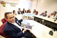 Construção das UBS Leopoldina e Coinma pela Prefeitura Municipal de Porto Alegre, com a presença de representações da comunidade, do poder público e do Grupo Hospitalar Conceição