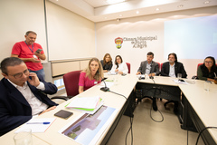 Construção das UBS Leopoldina e Coinma pela Prefeitura Municipal de Porto Alegre, com a presença de representações da comunidade, do poder público e do Grupo Hospitalar Conceição