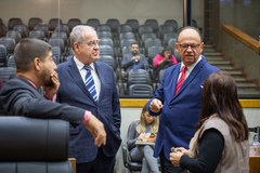Movimentação de vereadores em Plenário na sessão de hoje