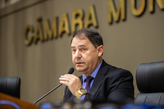 Presidente da Câmara Municipal de Porto Alegre, vereador Hamilton Sossmeier (PTB)