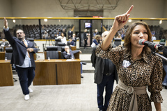 Movimentação de plenário.