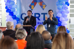Presidente Hamilton Sossmeier participa do ato de entrega do Centro de Referência do Transtorno Autista