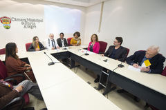 Vereadores e deputados participaram da instalação da frente
