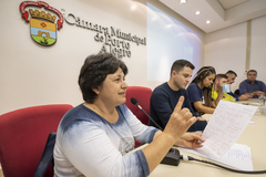 Reunião sobre a situação do Bairro Ponta Grossa: Alagamentos e Transporte Público. CONVIDADOS: DMAE; SMOI; SMSUrb; EPTC; SMMU; Gabinete do Prefeito, Representante da comunidade sra Leonite e Eliane