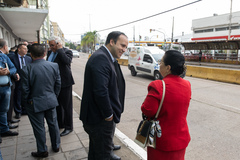 Presidente em exercício Moisés Maluco do Bem é homenageado pela FAAIMEB (Federação de Apoio às Associações, Igrejas e Ministros Evangélicos do Brasil), com o pastor Pastor Amâncio Ferreira, na Igreja Pentecostal Despertai Cristo Vem