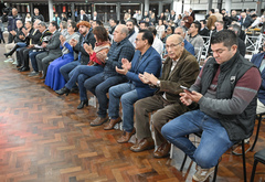 Presidente Hamilton Sossmeier participa do lançamento oficial do Acampamento Farroupilha