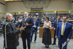 Movimentação de plenário.