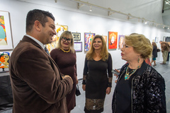 Exposição "São Todas Mulheres". Artistas: Elisabete Kreitchmann, Fernando Silva Ferreira e Christina Madruga - pintura e escultura. Proposição vereador Conselheiro Marcelo.