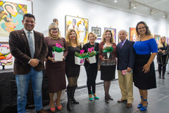 Exposição "São Todas Mulheres". Artistas: Elisabete Kreitchmann, Fernando Silva Ferreira e Christina Madruga - pintura e escultura. Proposição vereador Conselheiro Marcelo.