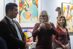 Exposição "São Todas Mulheres". Artistas: Elisabete Kreitchmann, Fernando Silva Ferreira e Christina Madruga - pintura e escultura. Proposição vereador Conselheiro Marcelo.