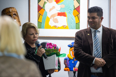 Exposição "São Todas Mulheres". Artistas: Elisabete Kreitchmann, Fernando Silva Ferreira e Christina Madruga - pintura e escultura. Proposição vereador Conselheiro Marcelo.