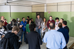 Vereadores da COSMAM fazem visita ao Pronto Atendimento Cruzeiro do Sul (PACS) para averiguar serviços de odontologia do local, em pauta proposta pela vereadora Karen Santos. Presentes o vereador José Freitas (presidente) e a vereadora Lourdes Sprenger.