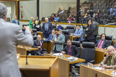 Movimentação de plenário