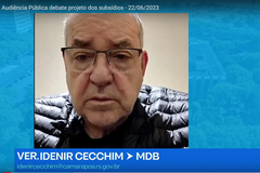Encontro foi conduzido pelo vereador Idenir Cecchim (MDB)
