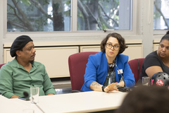 Reunião sobre a aplicação dos valores oriundos da Lei Paulo Gustavo em Porto Alegre.