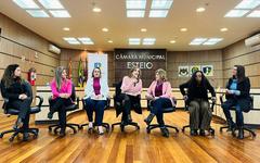 Mônica Leal participa do Encontro Estadual de Procuradorias da Mulher. (Foto: Sarah Hoffmeister)