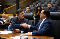 Vereadores José Freita (REP) e Alvoni Medina (REP)