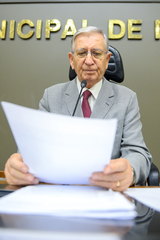 Vereador João Carlos Nedel (PP), autor da homenagem