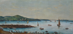 Pintura Vista do Guaíba, de Giovanni Falcone.