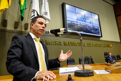 Sabino pediu aos vereadores que o avisem quando detectarem problemas de fluidez na cidade