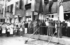 Cerimônia de inauguração do Palácio Aloísio Filho, em 1º de maio de 1986
