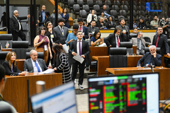 Movimentação de plenário.