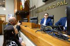 Movimentação de plenário.