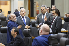 Movimentação de plenário.