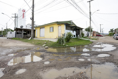 Visita à Cooperativa Habitacional da Figueira - Rua 7005, 50 - Restinga - alagamentos na região.